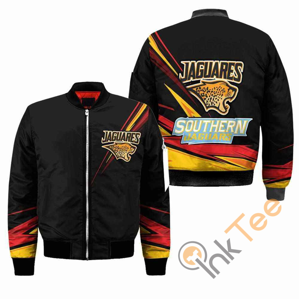 Southern Jaguars NCAA Black Apparel Best Christmas Gift For Fans Bomber Jacket