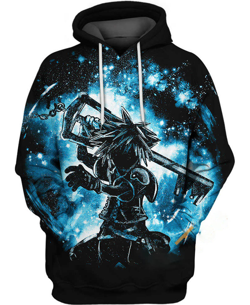 Space Kingdom Hearts Hoodie 3D