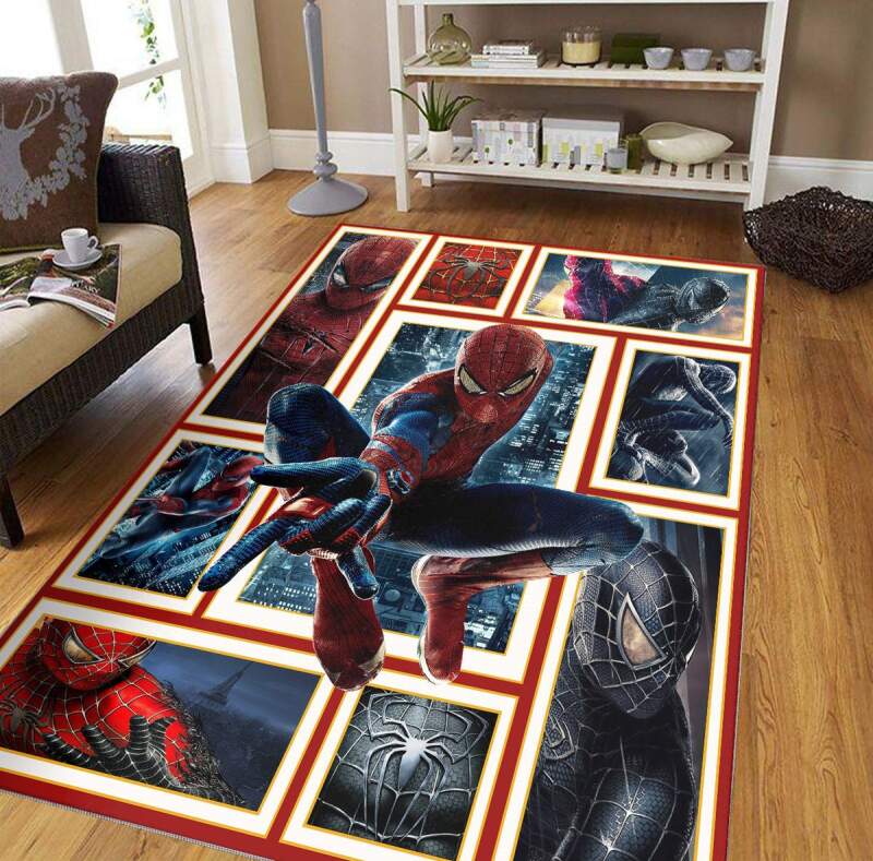 Spider Man Marvel Avengers Superheroes Love Decorative Floor Rug 6 Spider Man Marvel Avengers Superheroes Love Decorative Floor Rug