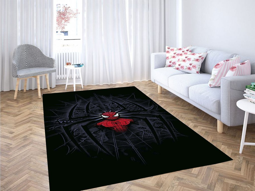 Spiderman Pop Head Living Room Modern Carpet Rug
