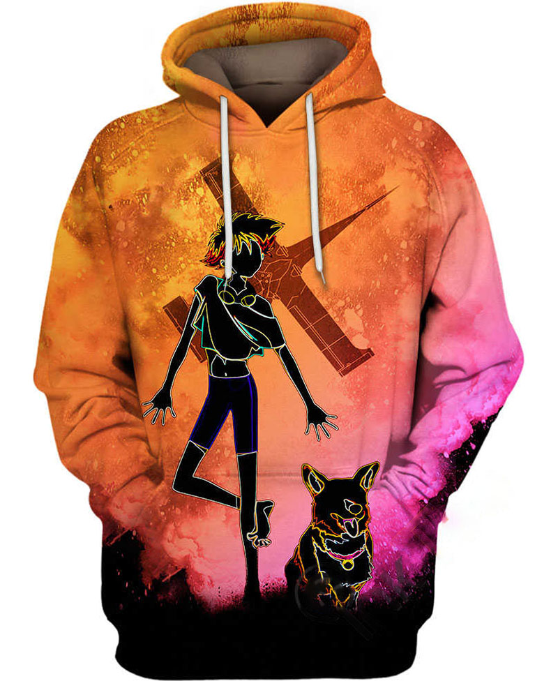 Spike Spiegel And Ein Hoodie 3D