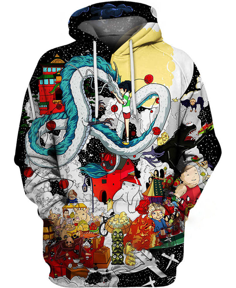 Spirited Away Characters Hoodie 3D