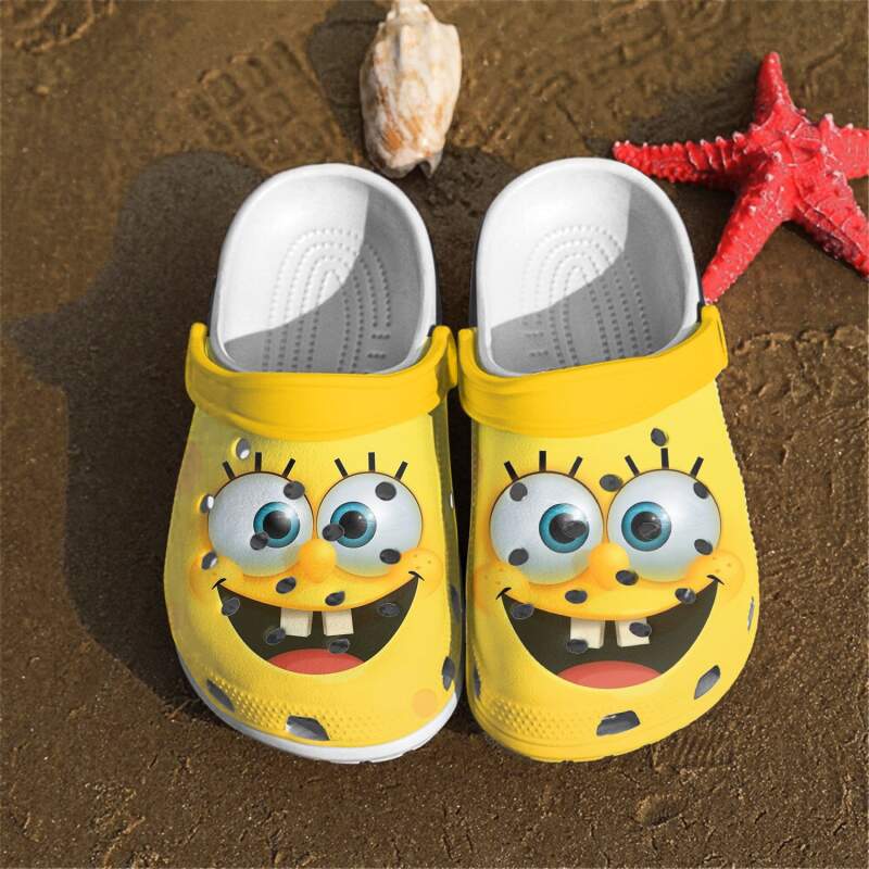 Spongebob Squarepants Crocband Crocs Clog Shoes 11 Spongebob Squarepants Crocband Crocs Clog Shoes