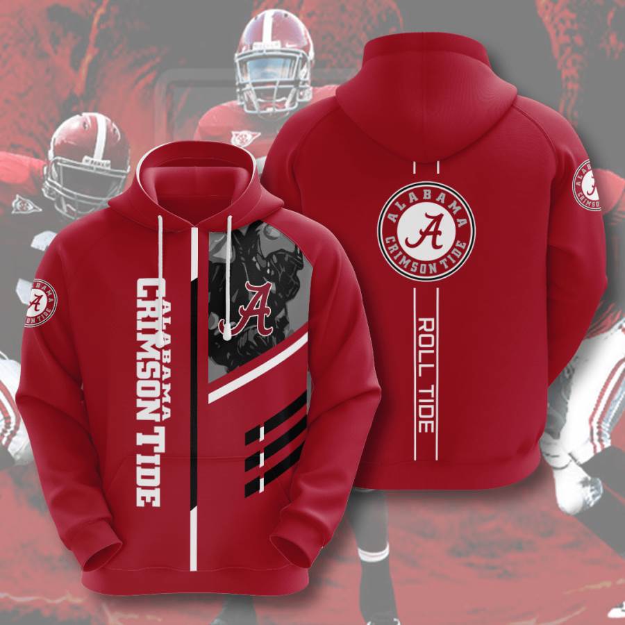 Sports American Football Ncaaf Alabama Crimson Tide Usa Hoodie 3D