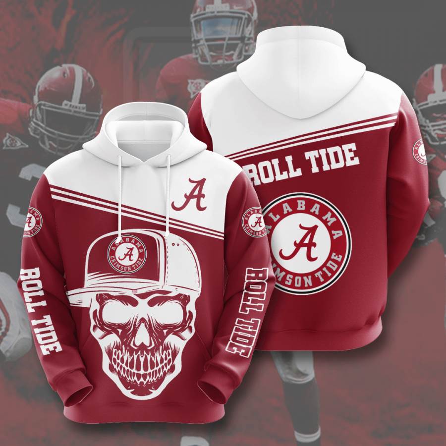 Sports American Football Ncaaf Alabama Crimson Tide Usa Hoodie 3D