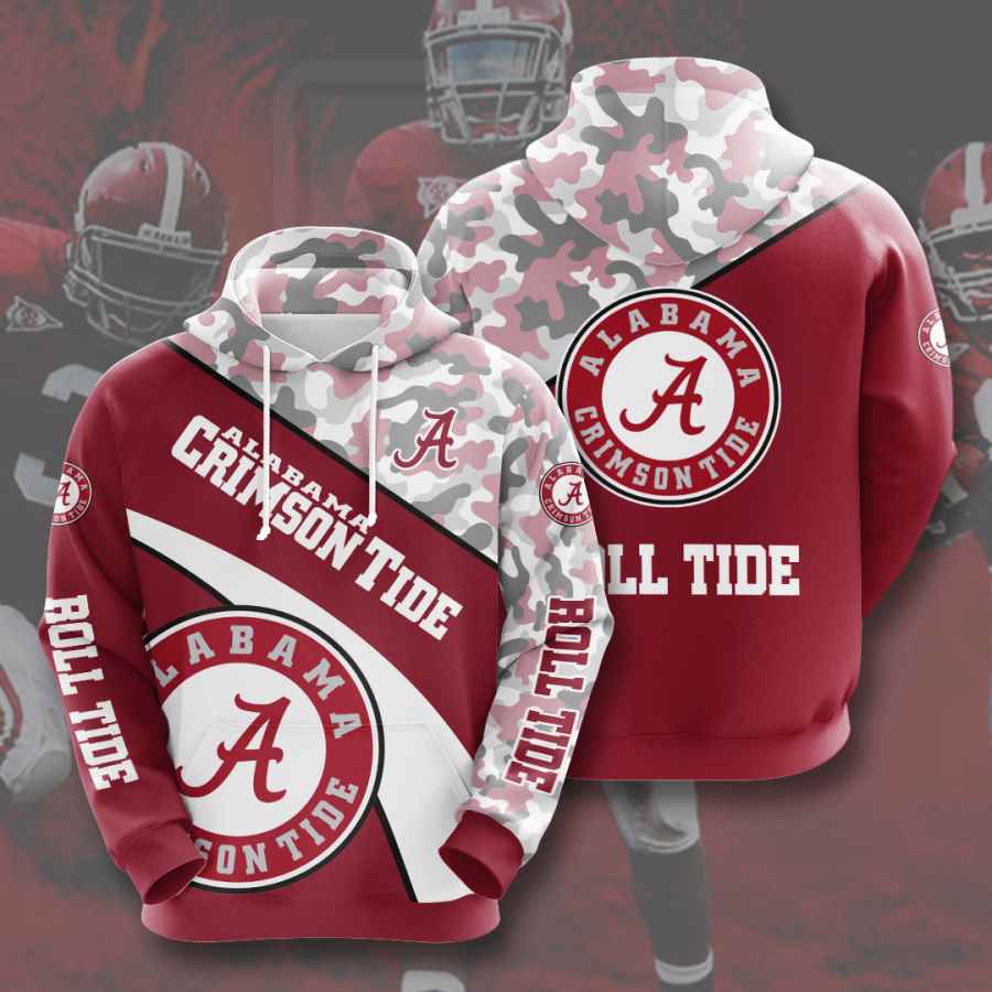 Sports American Football Ncaaf Alabama Crimson Tide Usa Hoodie 3D