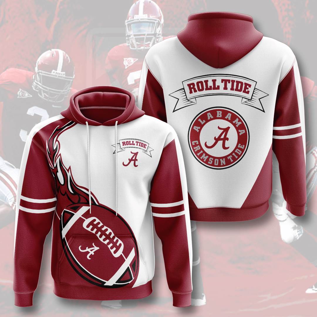 Sports American Football Ncaaf Alabama Crimson Tide Usa Hoodie 3D