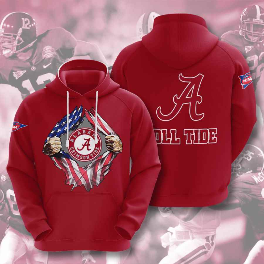 Sports American Football Ncaaf Alabama Crimson Tide Usa Hoodie 3D 2 Sports American Football Ncaaf Alabama Crimson Tide Usa Hoodie 3D