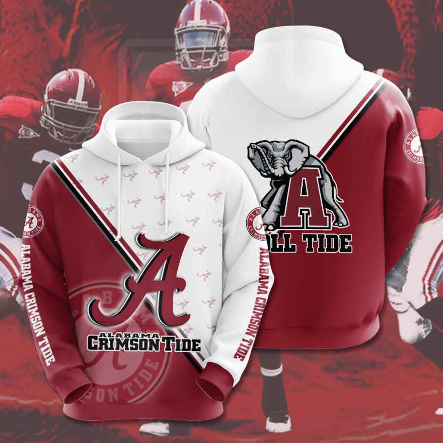 Sports American Football Ncaaf Alabama Crimson Tide Usa Hoodie 3D