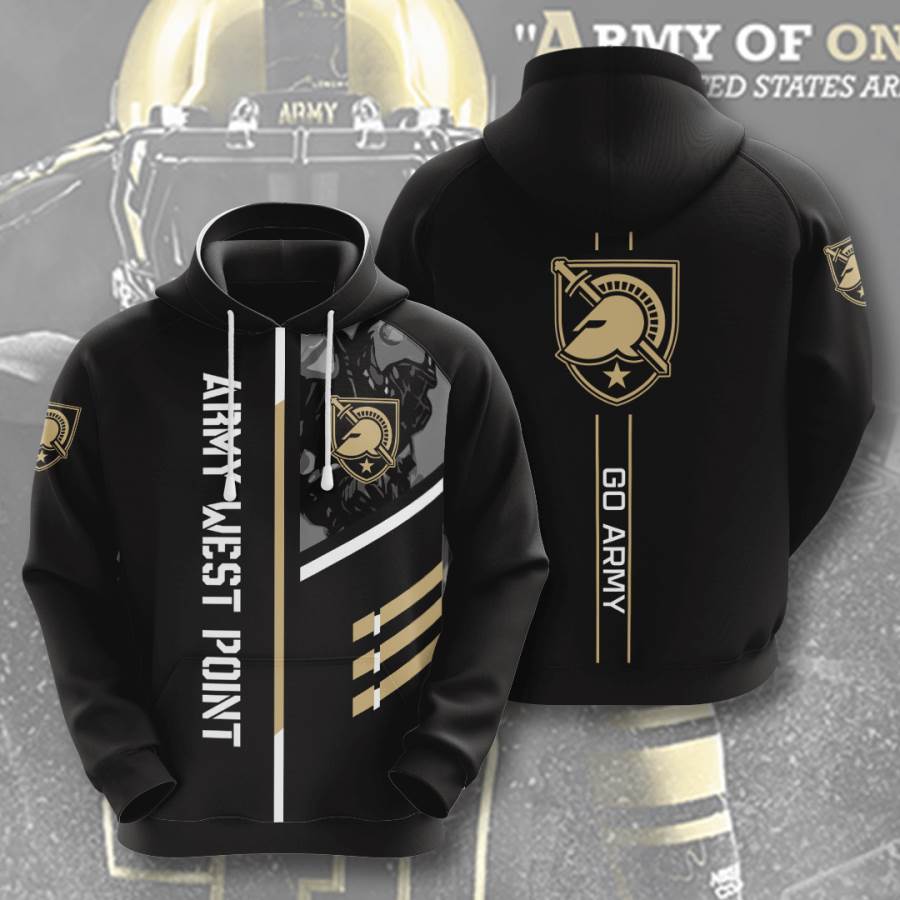 Sports American Football Ncaaf Army Black Knights Usa Hoodie 3D