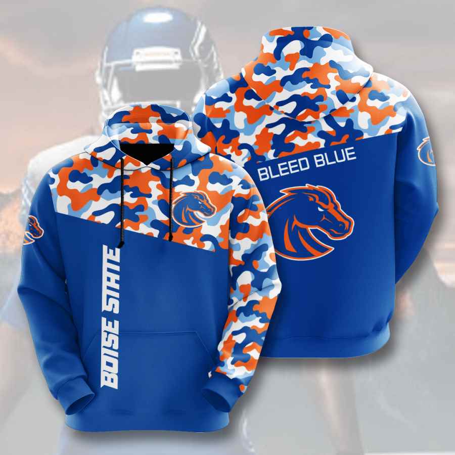Sports American Football Ncaaf Boise State Broncos Usa Hoodie 3D
