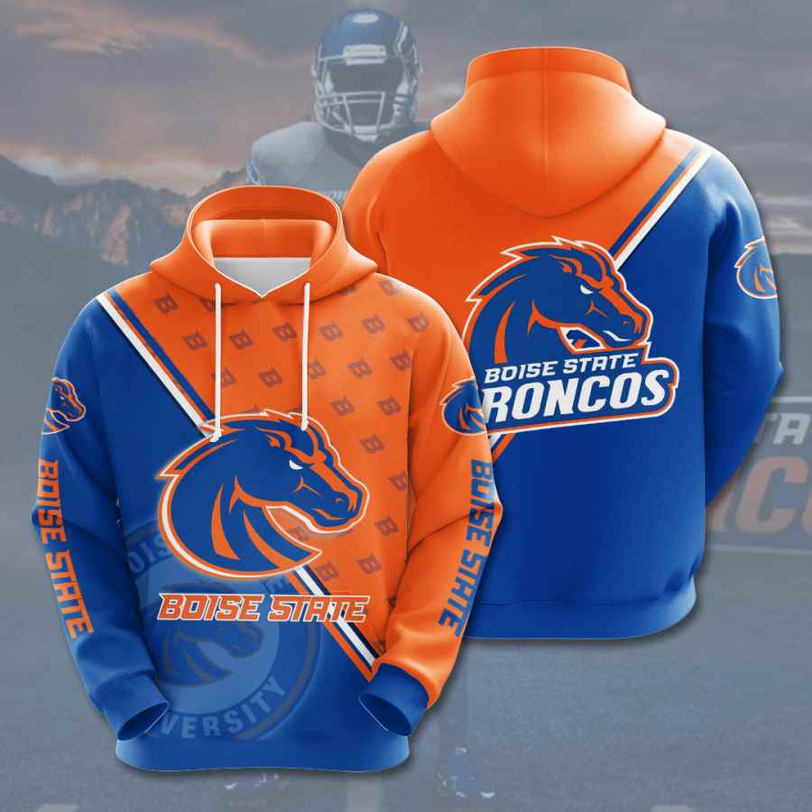 Sports American Football Ncaaf Boise State Broncos Usa Hoodie 3D