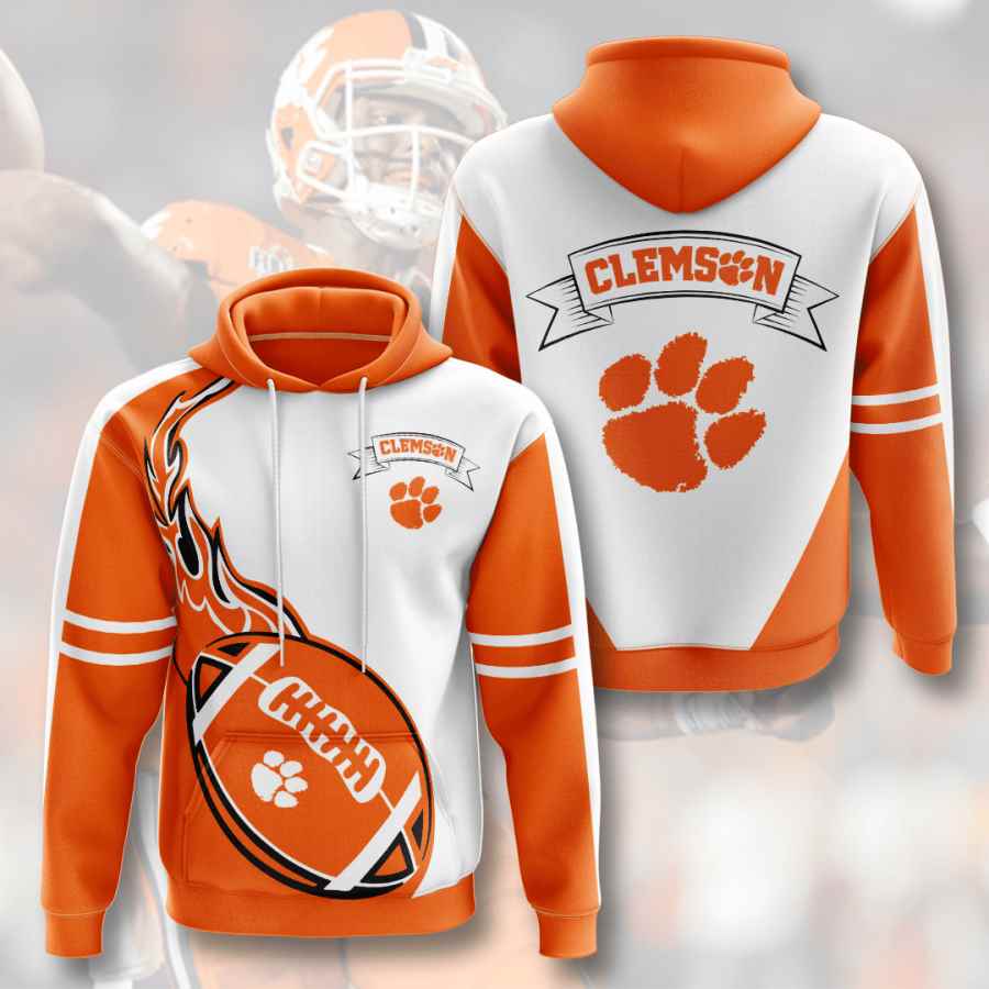 Sports American Football Ncaaf Clemson Tigers Usa Hoodie 3D 10 Sports American Football Ncaaf Clemson Tigers Usa Hoodie 3D