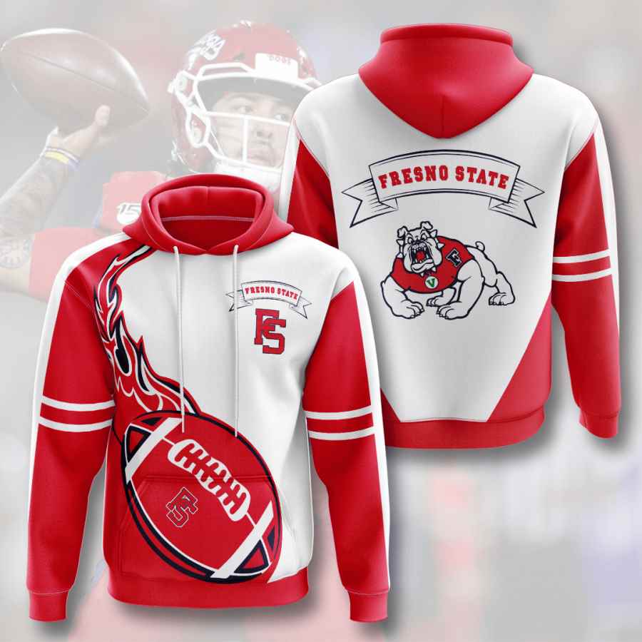 Sports American Football Ncaaf Fresno State Bulldogs Usa Hoodie 3D