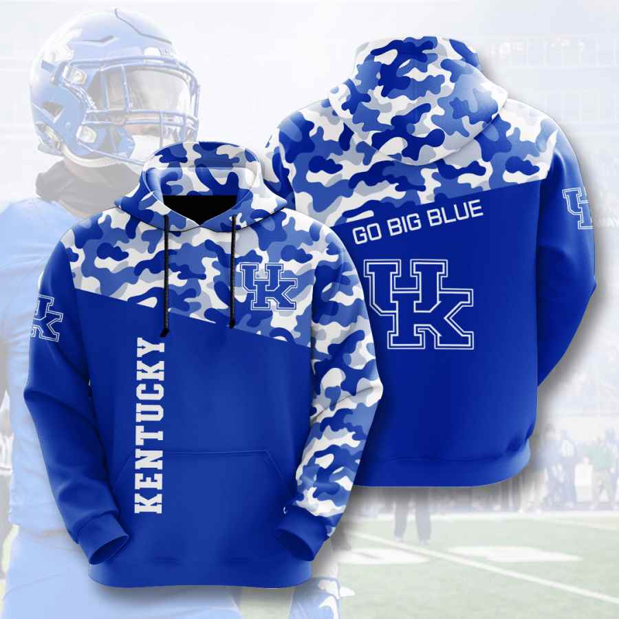 Sports American Football Ncaaf Kentucky Wildcats Usa Hoodie 3D 1 Sports American Football Ncaaf Kentucky Wildcats Usa Hoodie 3D