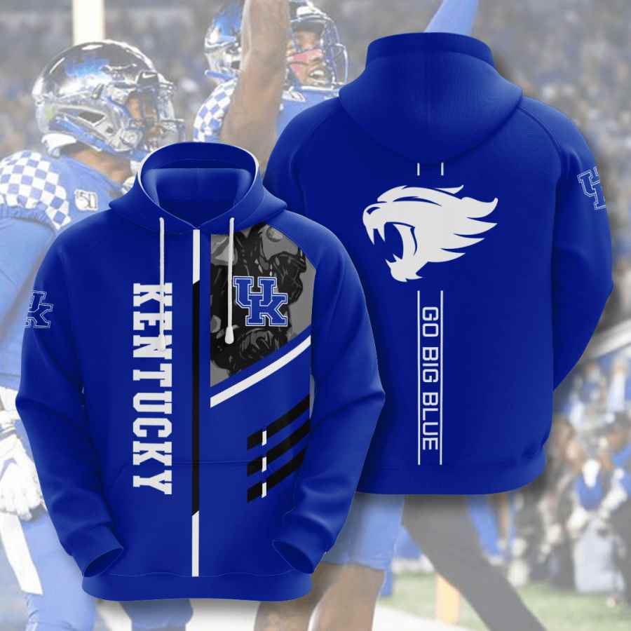 Sports American Football Ncaaf Kentucky Wildcats Usa Hoodie 3D