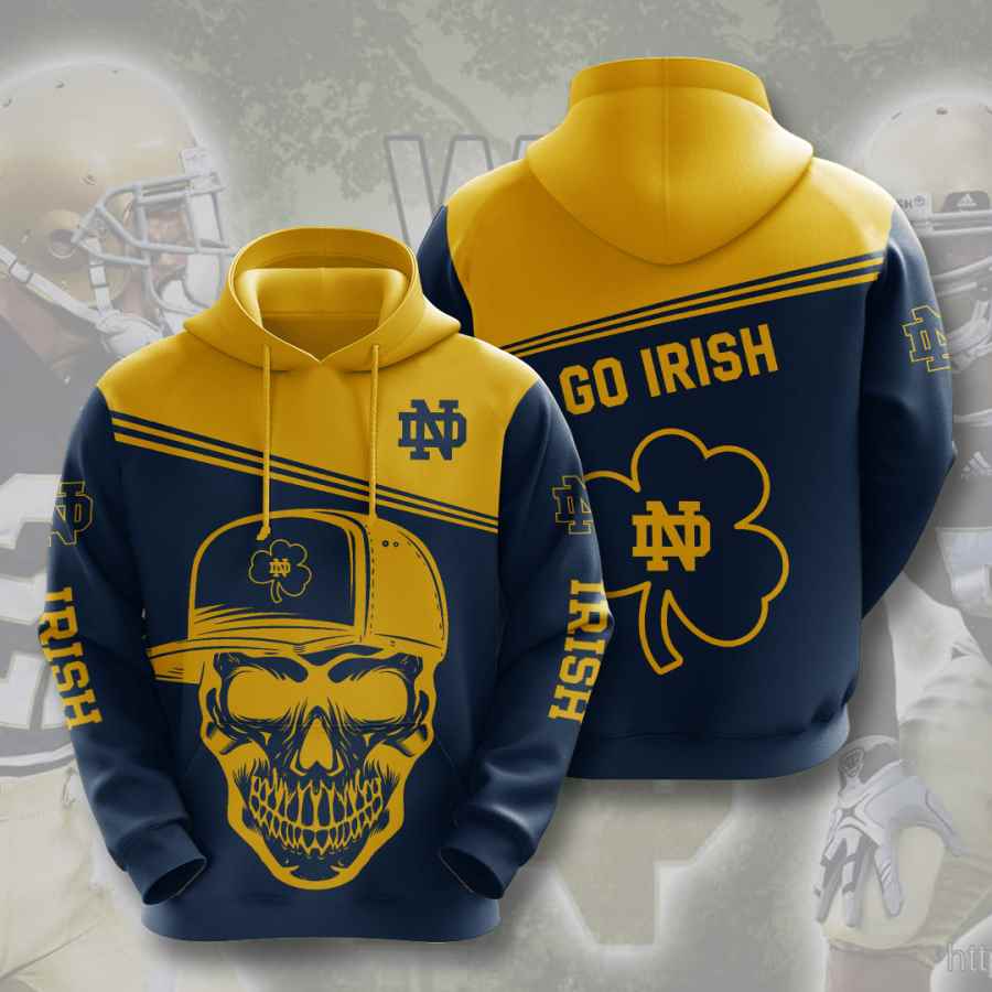 Sports American Football Ncaaf Notre Dame Fighting Irish Usa Hoodie 3D 1 Sports American Football Ncaaf Notre Dame Fighting Irish Usa Hoodie 3D