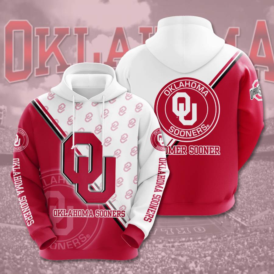 Sports American Football Ncaaf Oklahoma Sooners Usa Hoodie 3D