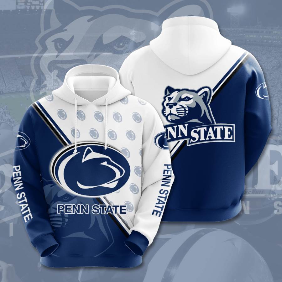 Sports American Football Ncaaf Penn State Nittany Lions Usa Hoodie 3D