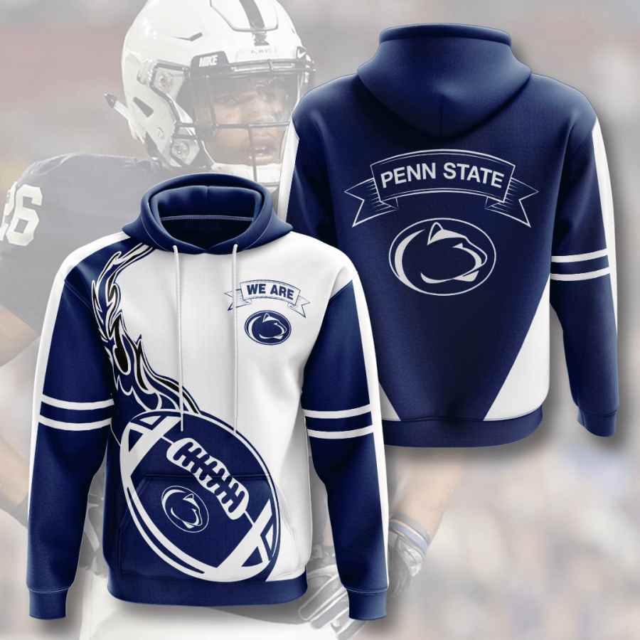 Sports American Football Ncaaf Penn State Nittany Lions Usa Hoodie 3D