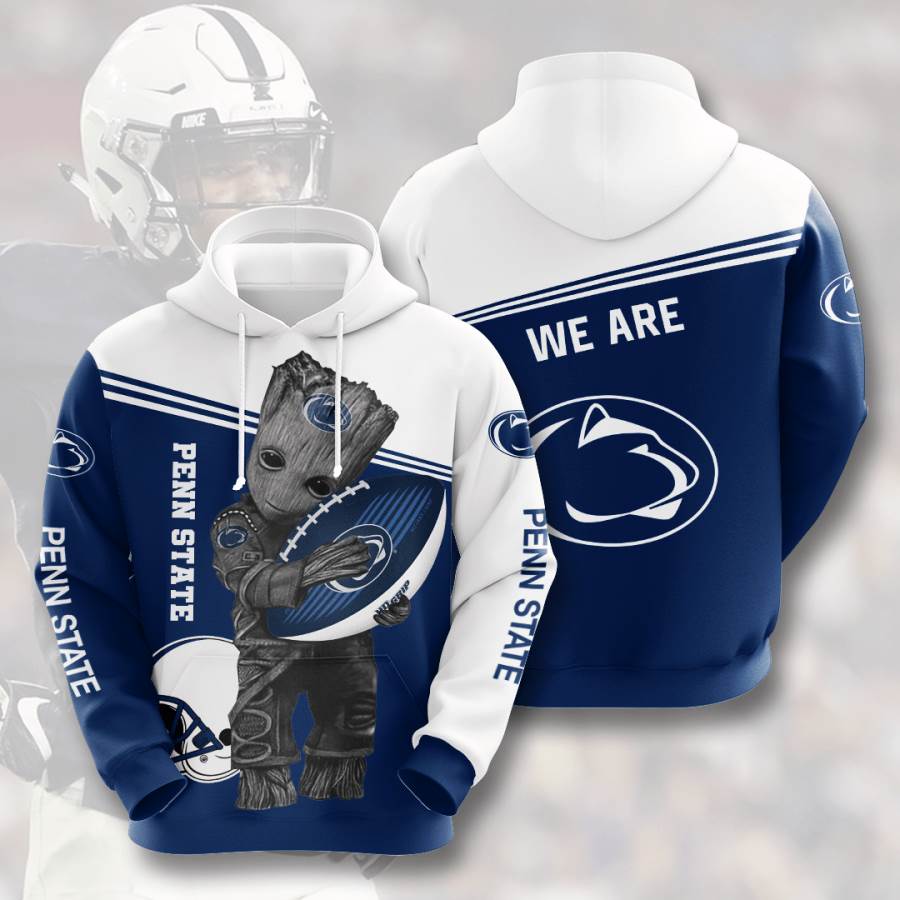Sports American Football Ncaaf Penn State Nittany Lions Usa Hoodie 3D