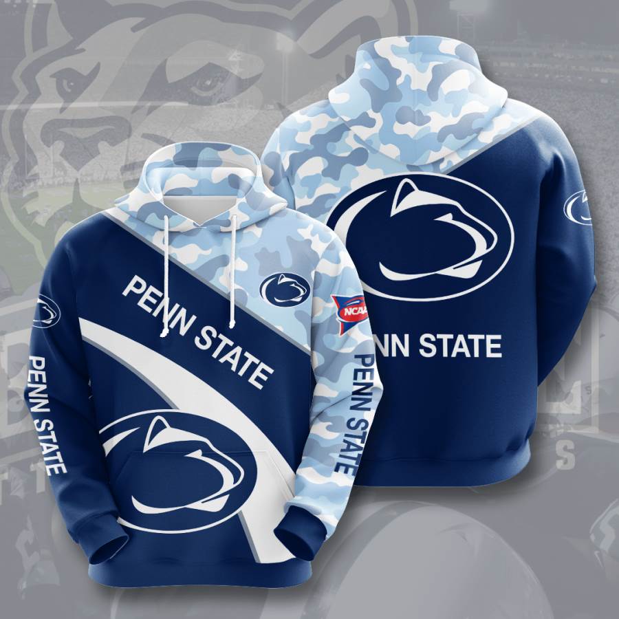 Sports American Football Ncaaf Penn State Nittany Lions Usa Hoodie 3D
