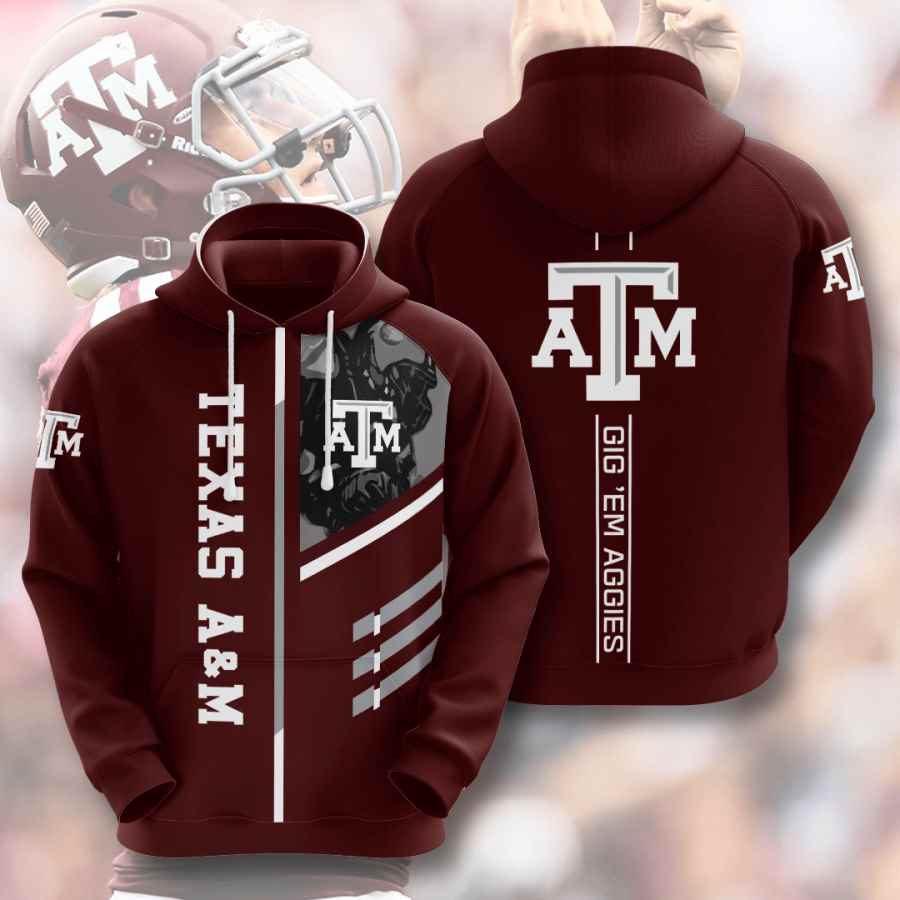 Sports American Football Ncaaf Texas A&m Aggies Usa Hoodie 3D 15 Sports American Football Ncaaf Texas A&m Aggies Usa Hoodie 3D