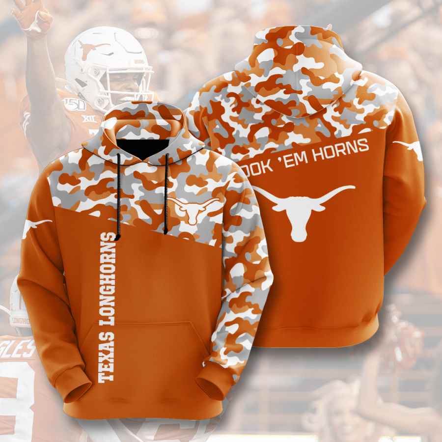 Sports American Football Ncaaf Texas Longhorns Usa Hoodie 3D 7 Sports American Football Ncaaf Texas Longhorns Usa Hoodie 3D