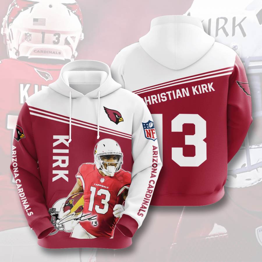 Sports American Football Nfl Arizona Cardinals Christian Kirk Usa Hoodie 3D