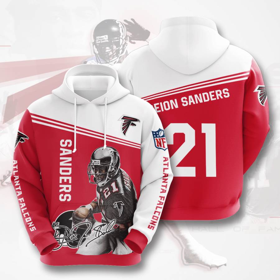 Sports American Football Nfl Atlanta Falcons Deion Sanders Usa Hoodie 3D 11 Sports American Football Nfl Atlanta Falcons Deion Sanders Usa Hoodie 3D
