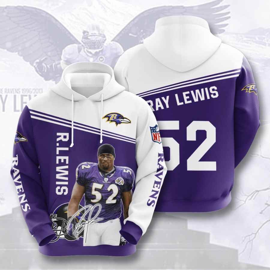 Sports American Football Nfl Baltimore Ravens Ray Lewis Usa Hoodie 3D 6 Sports American Football Nfl Baltimore Ravens Ray Lewis Usa Hoodie 3D