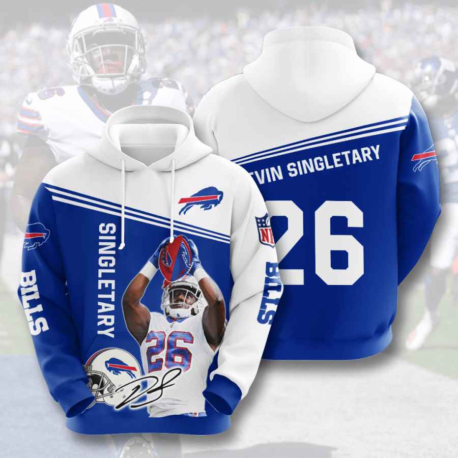 Sports American Football Nfl Buffalo Bills Devin Singletary Usa Hoodie 3D 9 Sports American Football Nfl Buffalo Bills Devin Singletary Usa Hoodie 3D