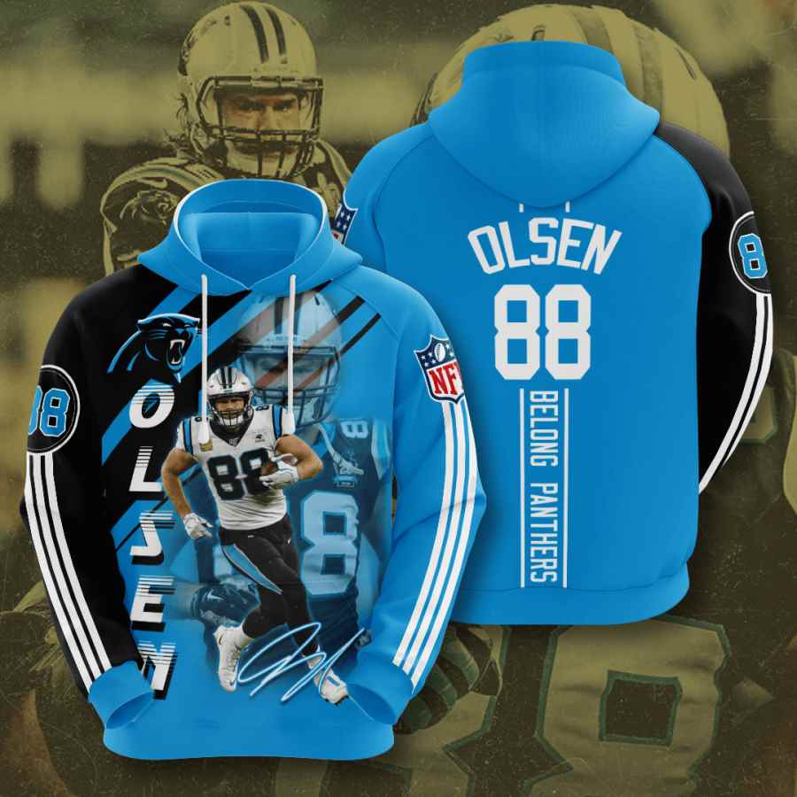 Sports American Football Nfl Carolina Panthers Greg Olsen Usa Hoodie 3D 3 Sports American Football Nfl Carolina Panthers Greg Olsen Usa Hoodie 3D