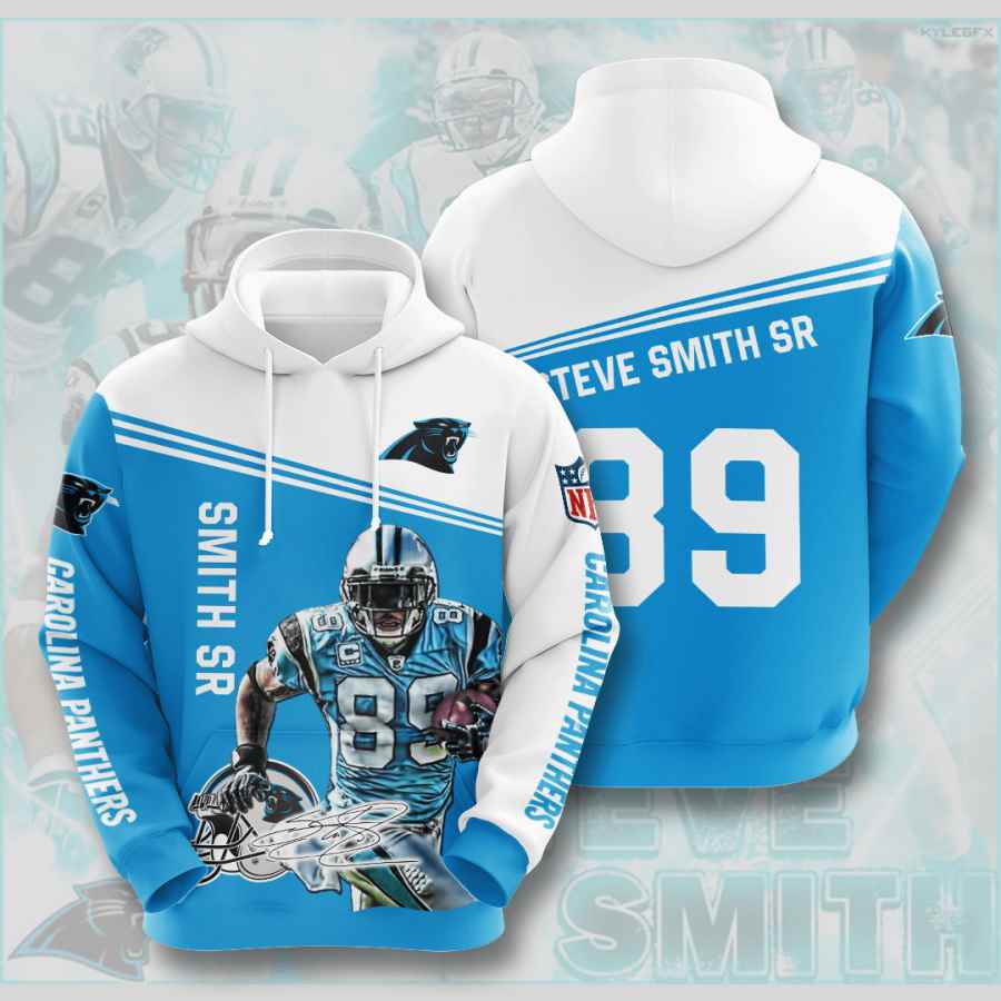 Sports American Football Nfl Carolina Panthers Steve Smith Sr. Usa Hoodie 3D