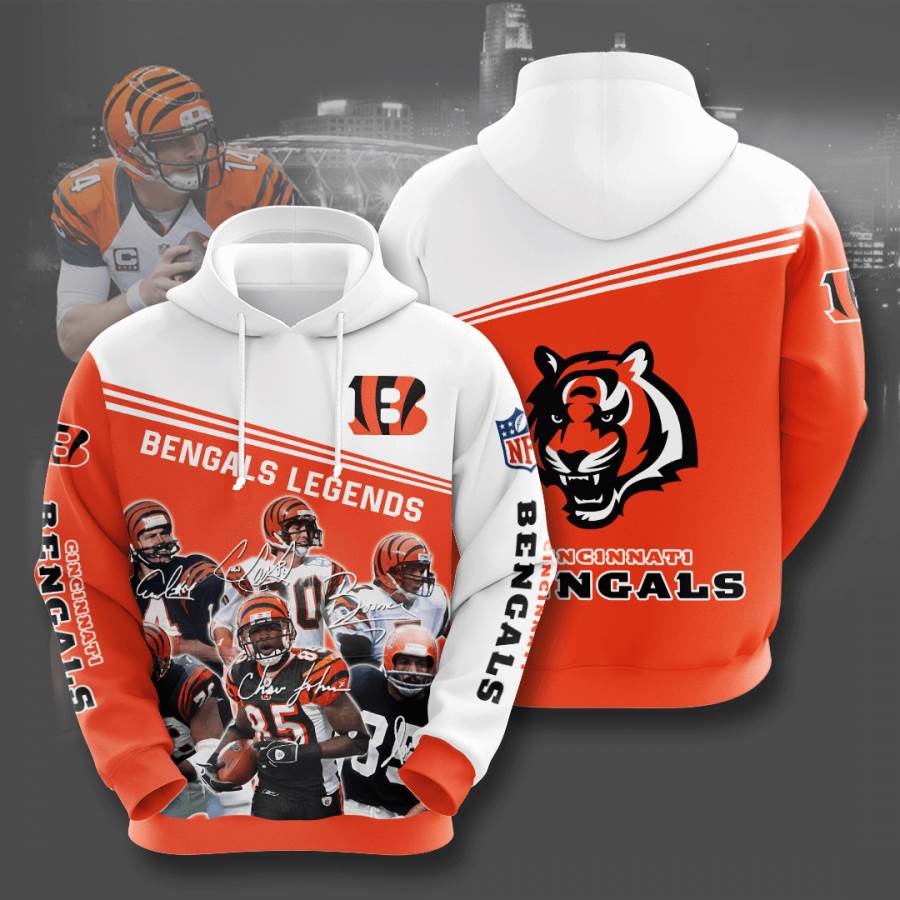 Sports American Football Nfl Cincinnati Bengals Usa Hoodie 3D 1 Sports American Football Nfl Cincinnati Bengals Usa Hoodie 3D