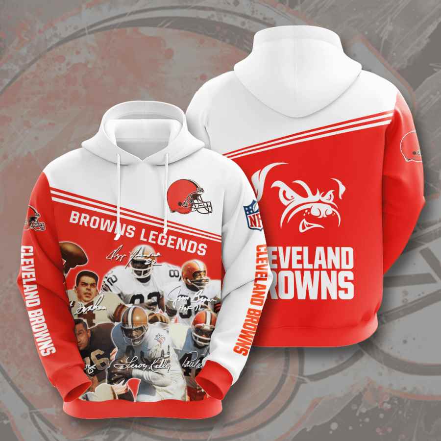 Sports American Football Nfl Cleveland Browns Usa Hoodie 3D