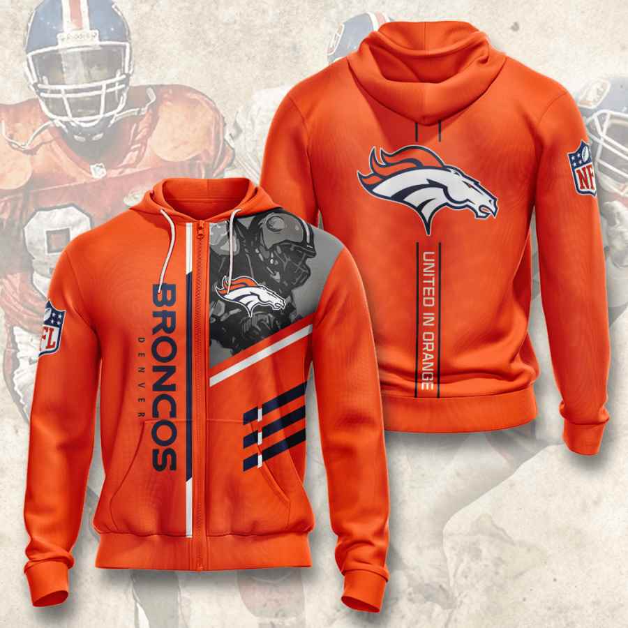 Sports American Football Nfl Denver Broncos Usa Hoodie 3D