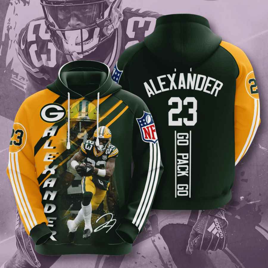 Sports American Football Nfl Green Bay Packers Jaire Alexander Usa Hoodie 3D 1 Sports American Football Nfl Green Bay Packers Jaire Alexander Usa Hoodie 3D
