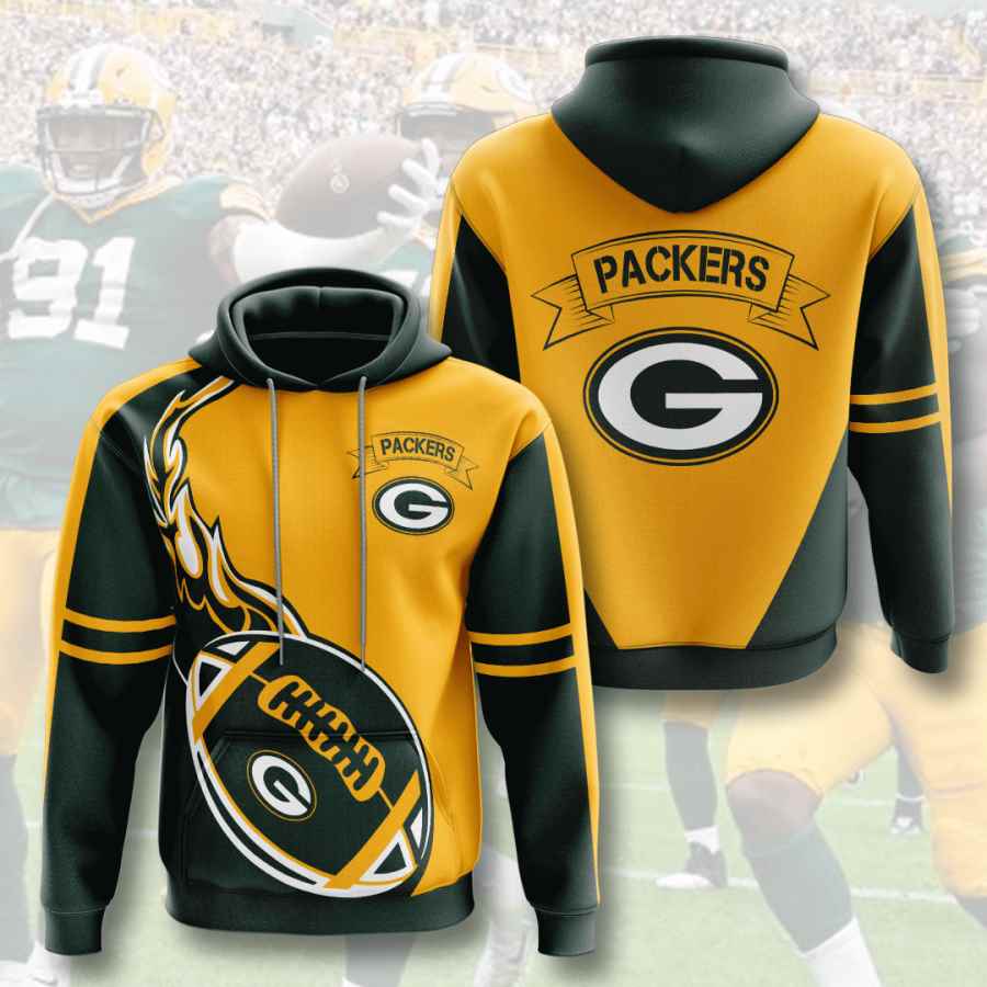 Sports American Football Nfl Green Bay Packers Usa Hoodie 3D