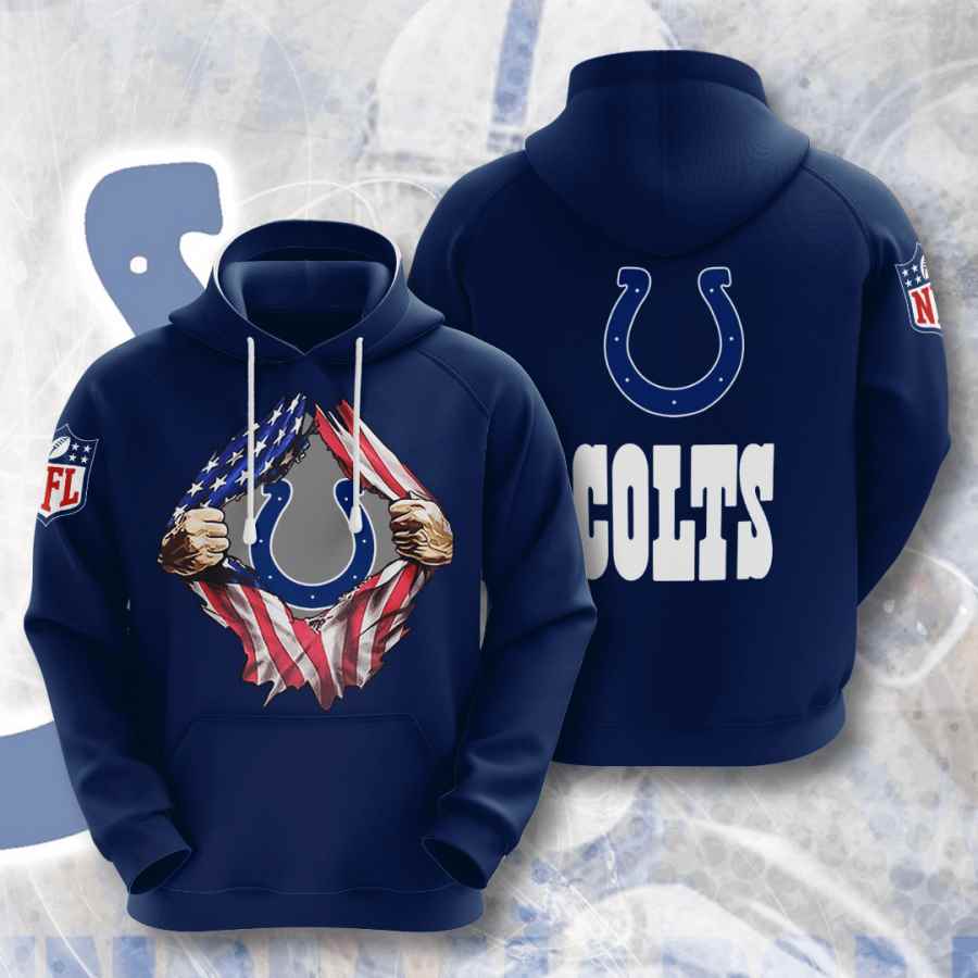 Sports American Football Nfl Indianapolis Colts Usa Hoodie 3D