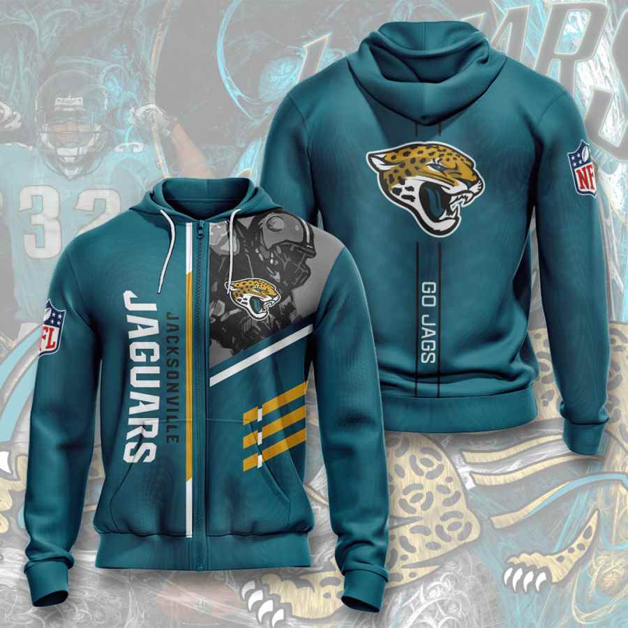 Sports American Football Nfl Jacksonville Jaguars Usa Hoodie 3D 2 Sports American Football Nfl Jacksonville Jaguars Usa Hoodie 3D