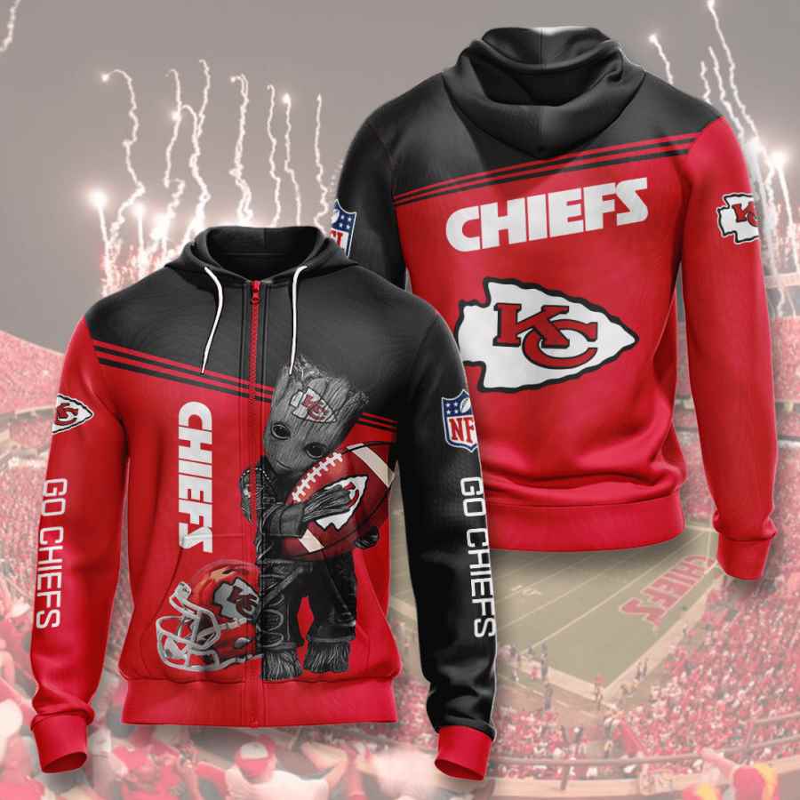 Sports American Football Nfl Kansas City Chiefs Usa Hoodie 3D