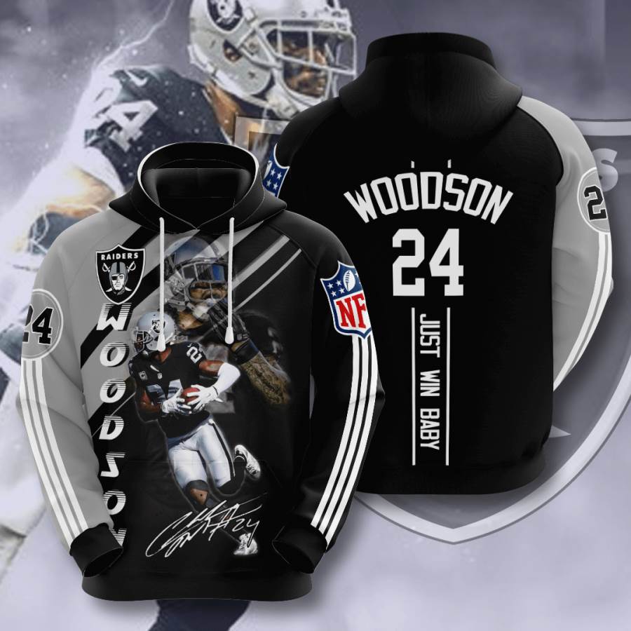 Sports American Football Nfl Las Vegas Raiders Charles Woodson Usa Hoodie 3D