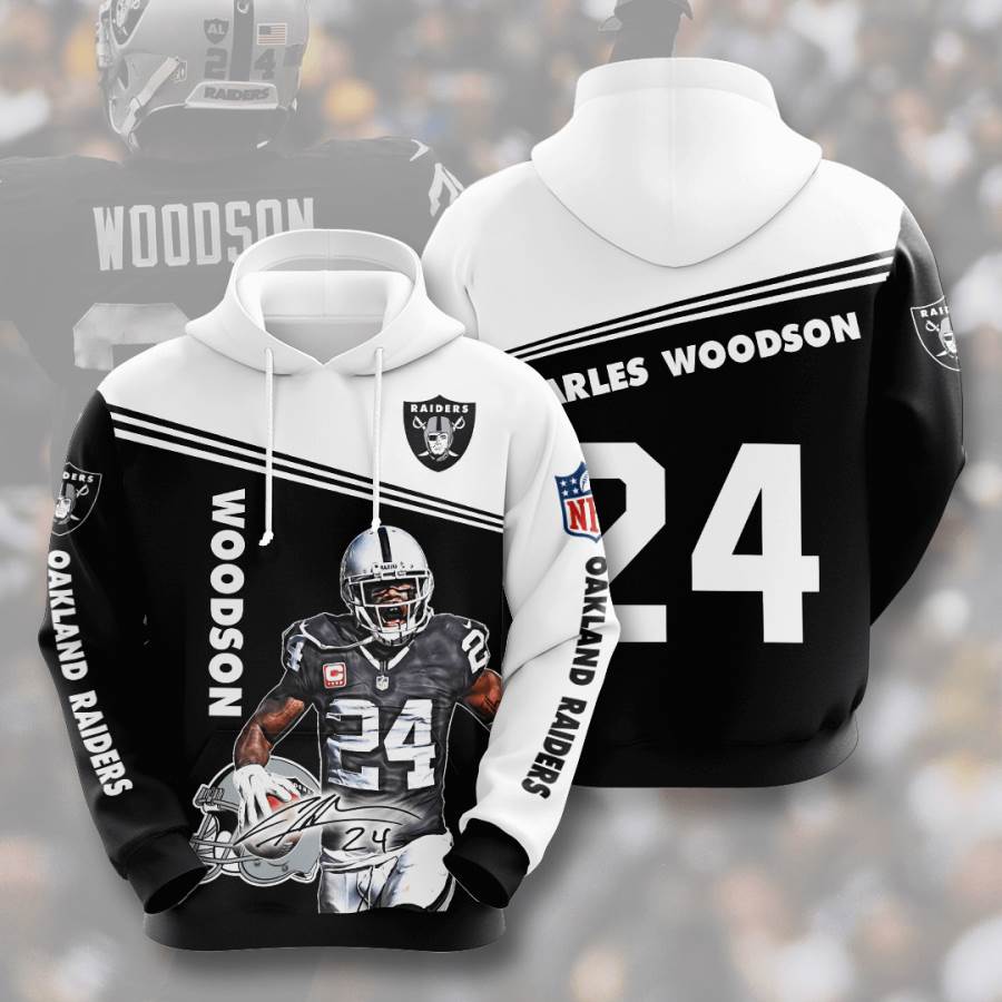 Sports American Football Nfl Las Vegas Raiders Charles Woodson Usa Hoodie 3D 2 Sports American Football Nfl Las Vegas Raiders Charles Woodson Usa Hoodie 3D