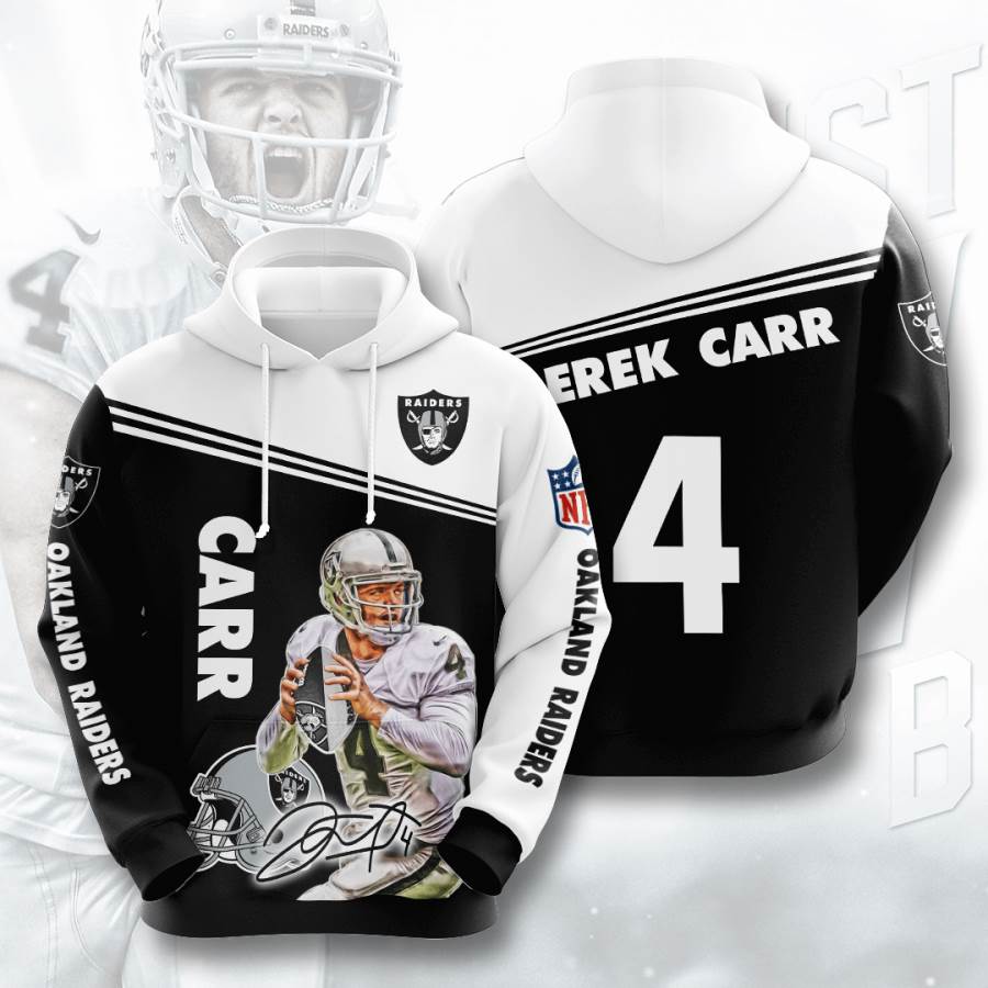 Sports American Football Nfl Las Vegas Raiders Derek Carr Usa Hoodie 3D 2 Sports American Football Nfl Las Vegas Raiders Derek Carr Usa Hoodie 3D