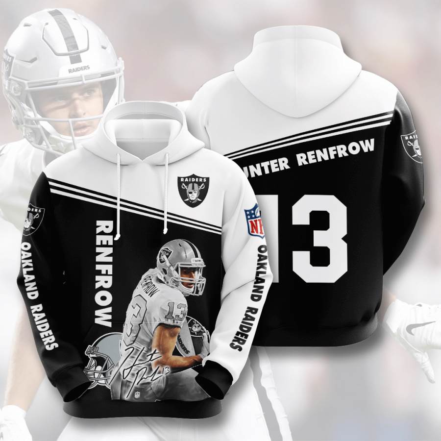 Sports American Football Nfl Las Vegas Raiders Hunter Renfrow Usa Hoodie 3D