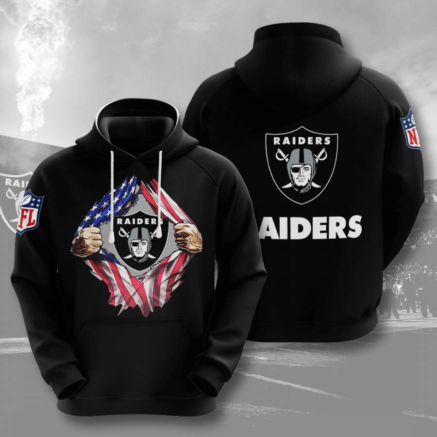 Sports American Football Nfl Las Vegas Raiders Usa Hoodie 3D