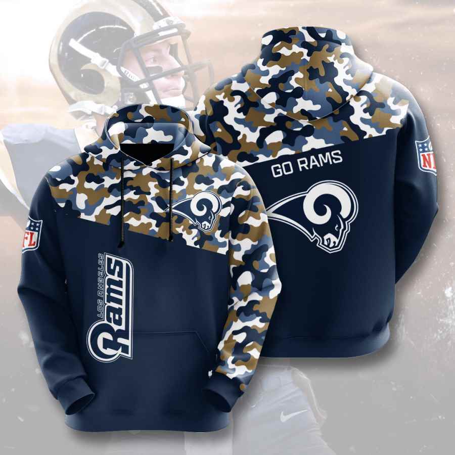 Sports American Football Nfl Los Angeles Rams Usa Hoodie 3D