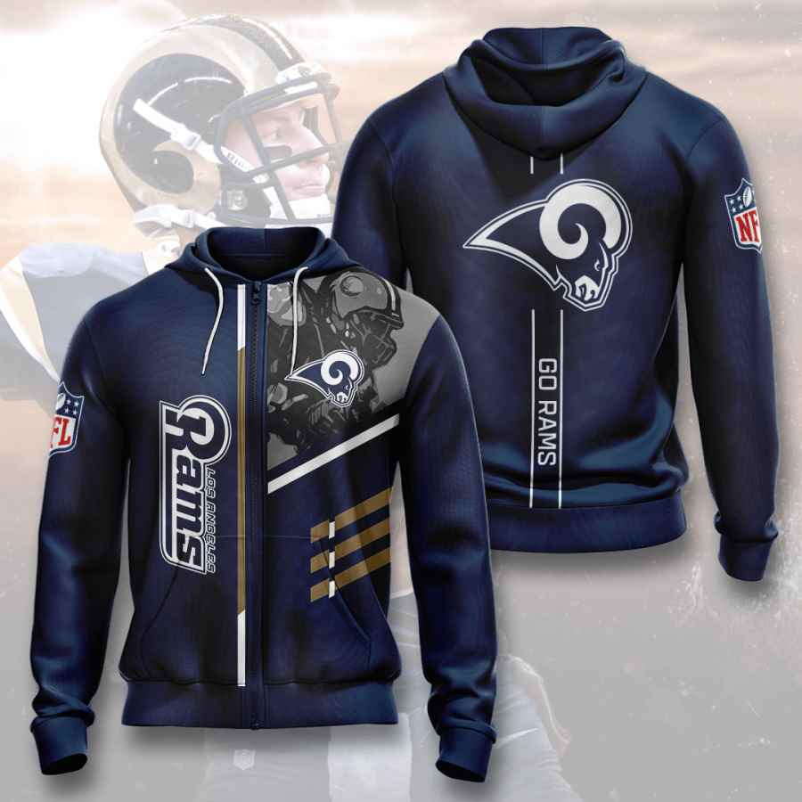 Sports American Football Nfl Los Angeles Rams Usa Hoodie 3D 7 Sports American Football Nfl Los Angeles Rams Usa Hoodie 3D