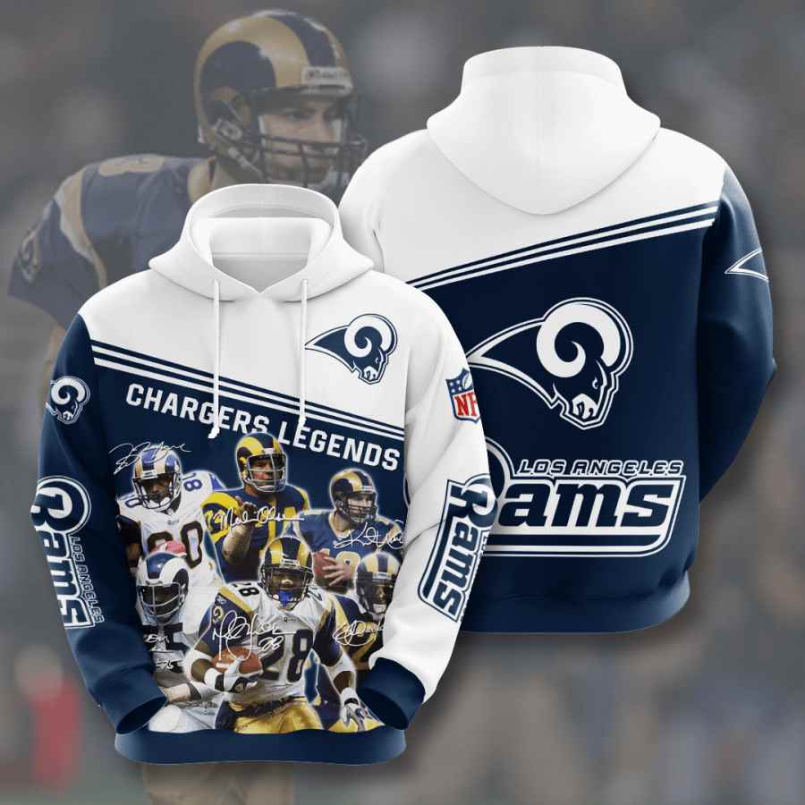 Sports American Football Nfl Los Angeles Rams Usa Hoodie 3D